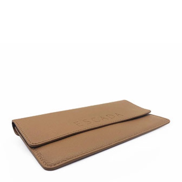 Escada Leather Cognac Wallet